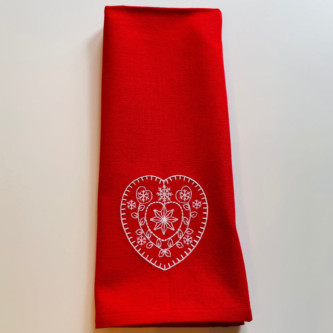 Dish Towel - Nordic Heart