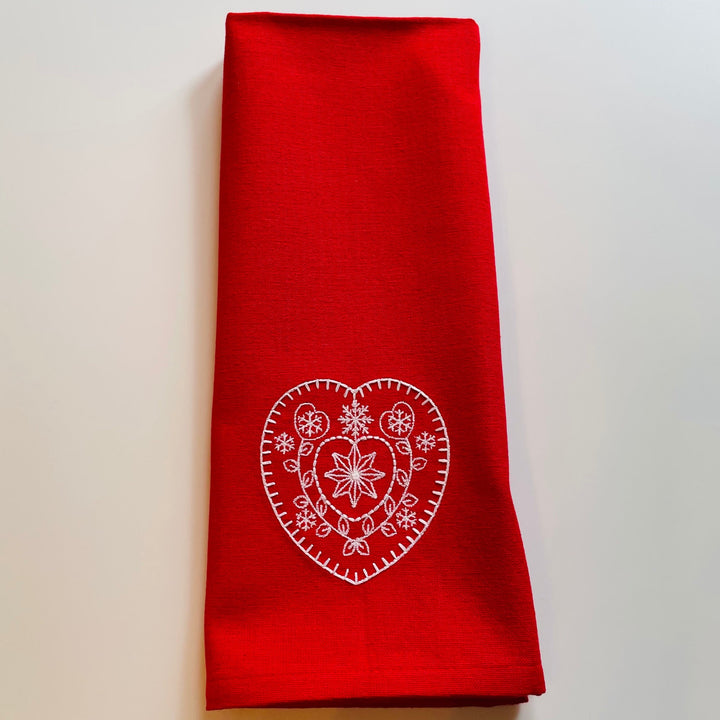 Dish Towel - Nordic Heart