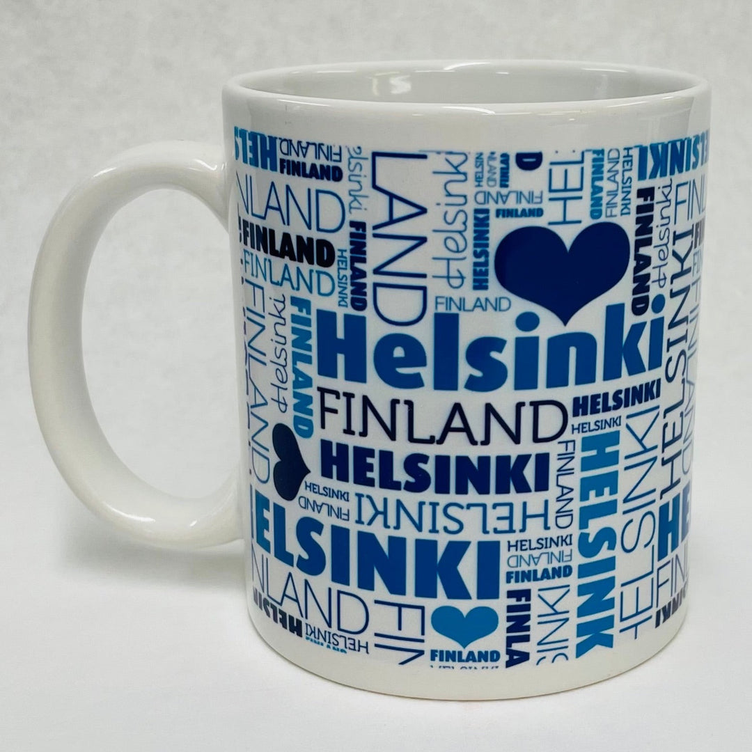 Love Helsinki coffee mug