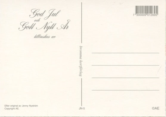 Post card, Jenny Nystrōm Tomtar Chorus