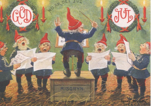 Post card, Jenny Nystrōm Tomtar Chorus