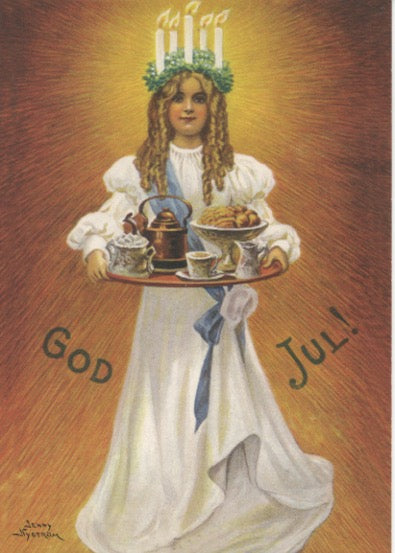Post card, Jenny Nystrōm Lucia