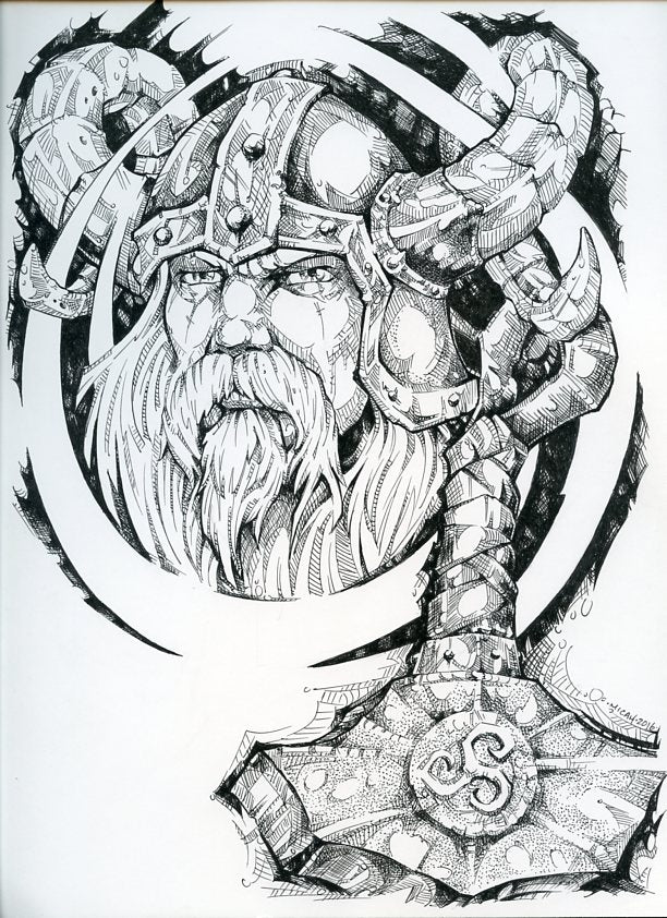 Micah Holland Viking Coloring book