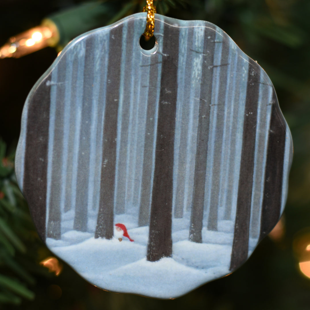 Ceramic Ornament, Eva Melhuish Tall trees