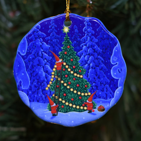 Ceramic Ornament, Eva Melhuish Christmas Tree
