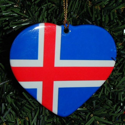 Ceramic heart ornament, Iceland