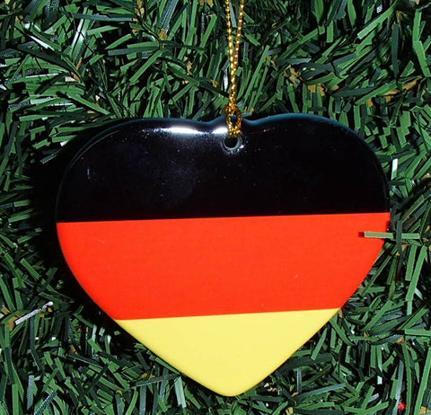 Ceramic heart ornament, Germany