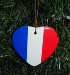 Ceramic heart ornament, France