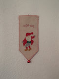 God Jul Wall Hanging Tomte with Clogs