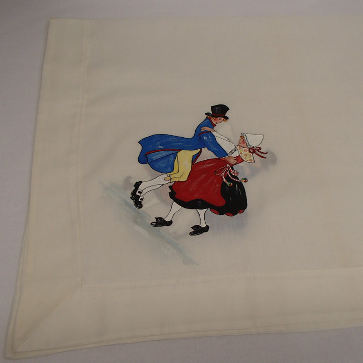 Hand made Swedish Dancers Tablecloth