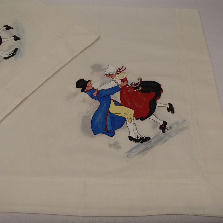 Hand made Swedish Dancers Tablecloth