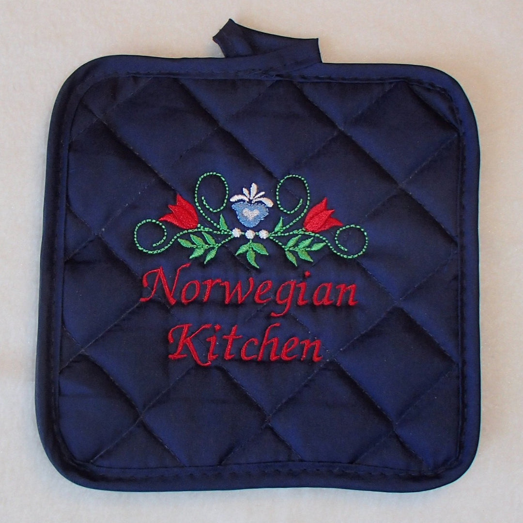 Pot holder - Norwegian Kitchen on navy