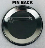 God Jul house round button/magnet