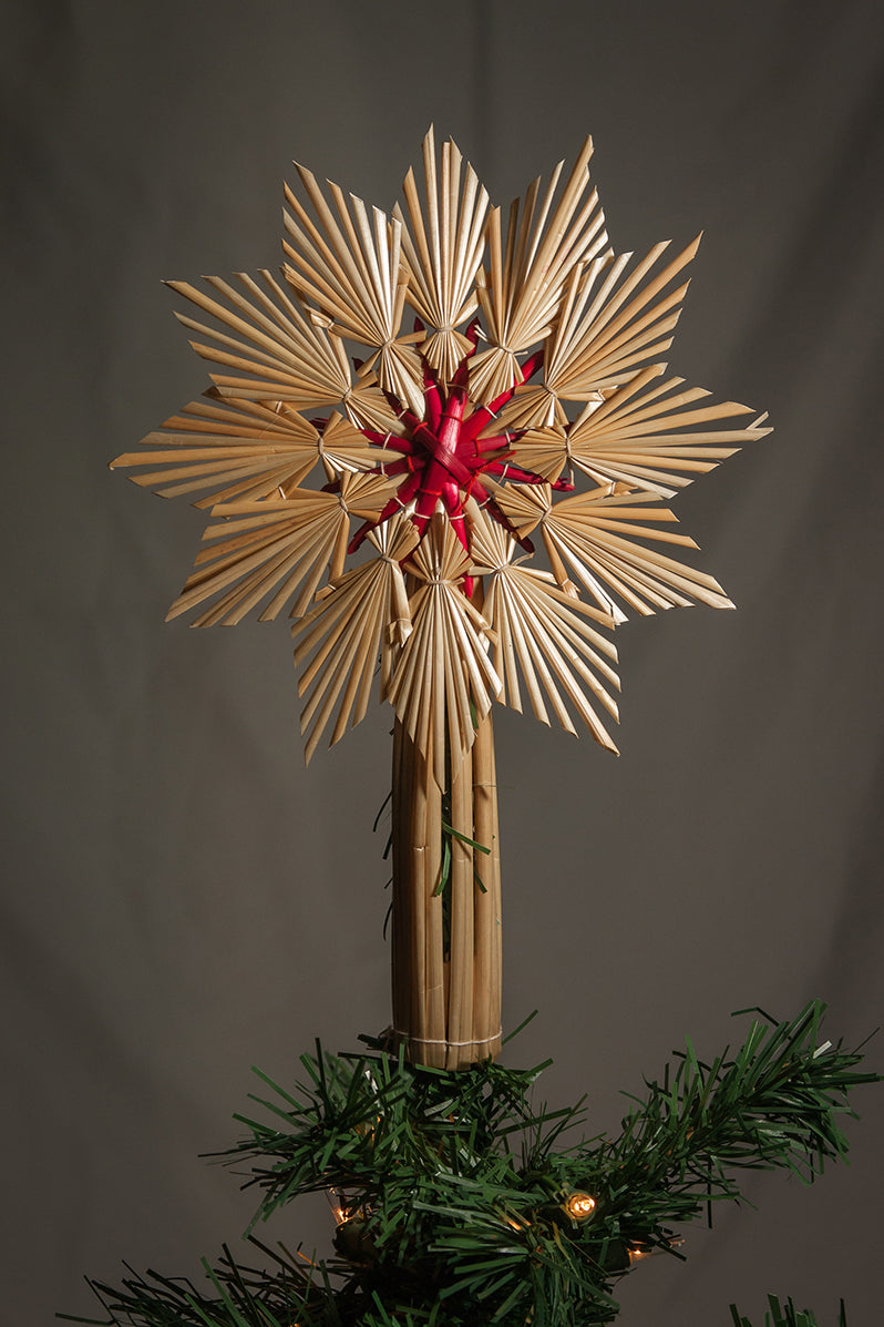 Straw Tree topper 9"