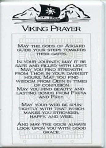 Rectangle Magnet, Viking Prayer