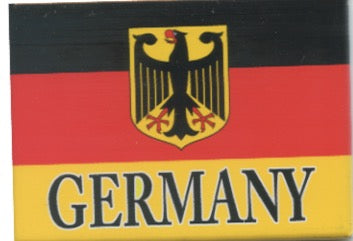 Rectangle Magnet, Germany Flag & crest