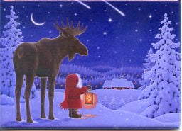 Rectangle Magnet, Eva Melhuish Tomte & Moose