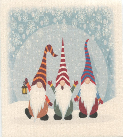 Swedish Dishcloth - Three Gnomes
