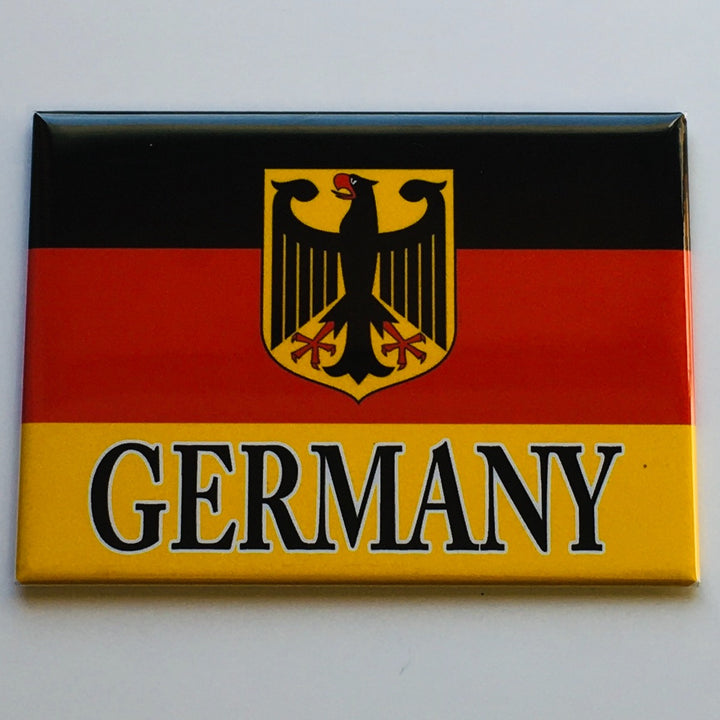 Rectangle Magnet, Germany Flag & crest