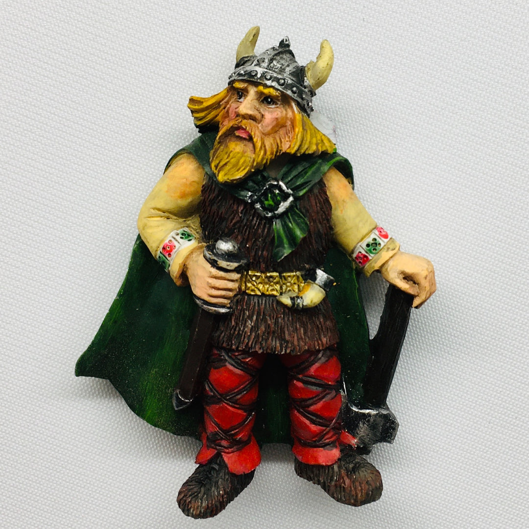 Viking with Ax Magnet