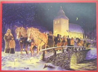 Jan Bergerlind tomte Christmas poster