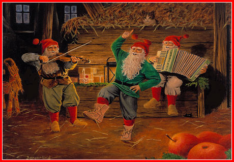 Jan Bergerlind tomte Christmas poster