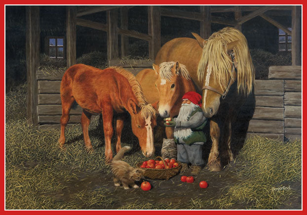 Jan Bergerlind tomte Christmas poster