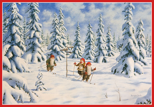 Jan Bergerlind tomte Christmas poster