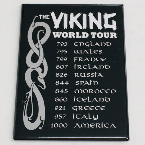 Rectangle Magnet, Viking World Tour