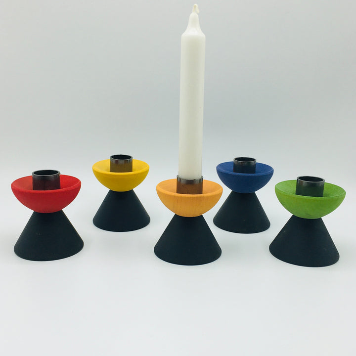 Swedish Wood Candle Holder