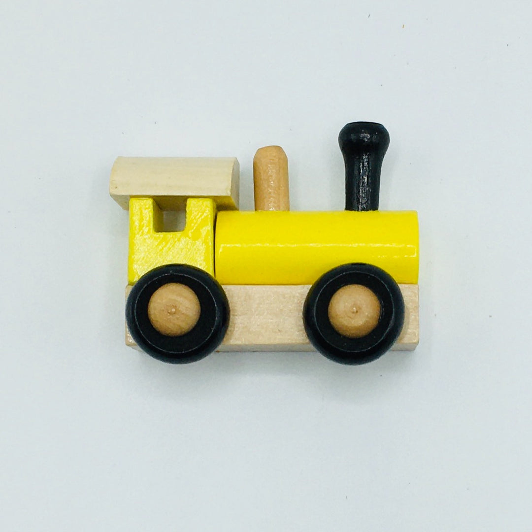 Wood Train Magnet