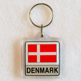 Keyring, Denmark Flag & Crest