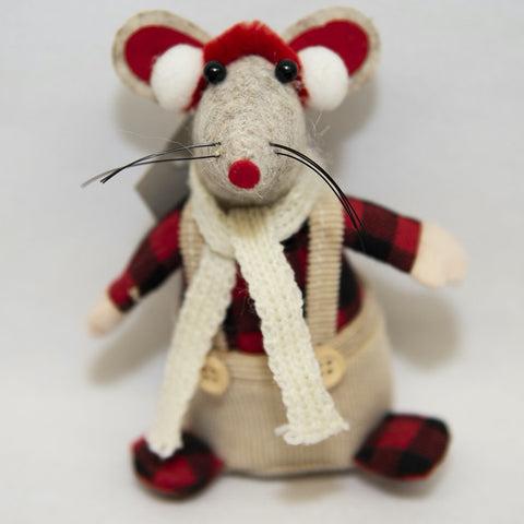 Nordic mouse with plaid jacket
