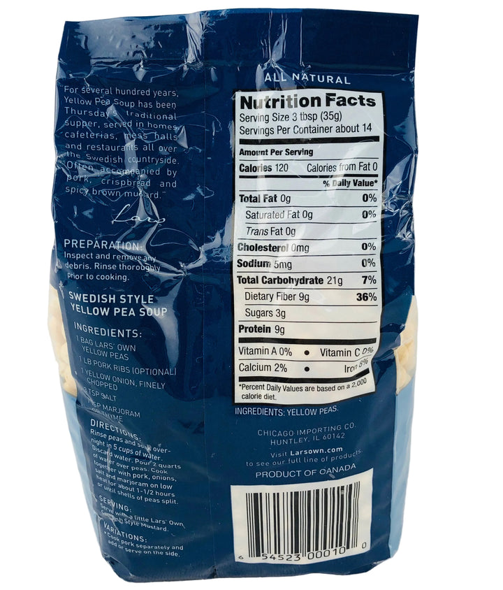 Lars Own dry yellow peas