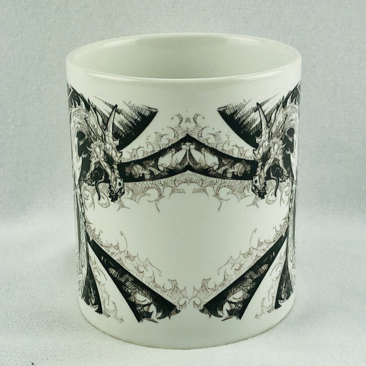 Micah Holland Viking Fighting Dragon coffee mug