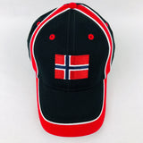 Norwegian flag baseball cap