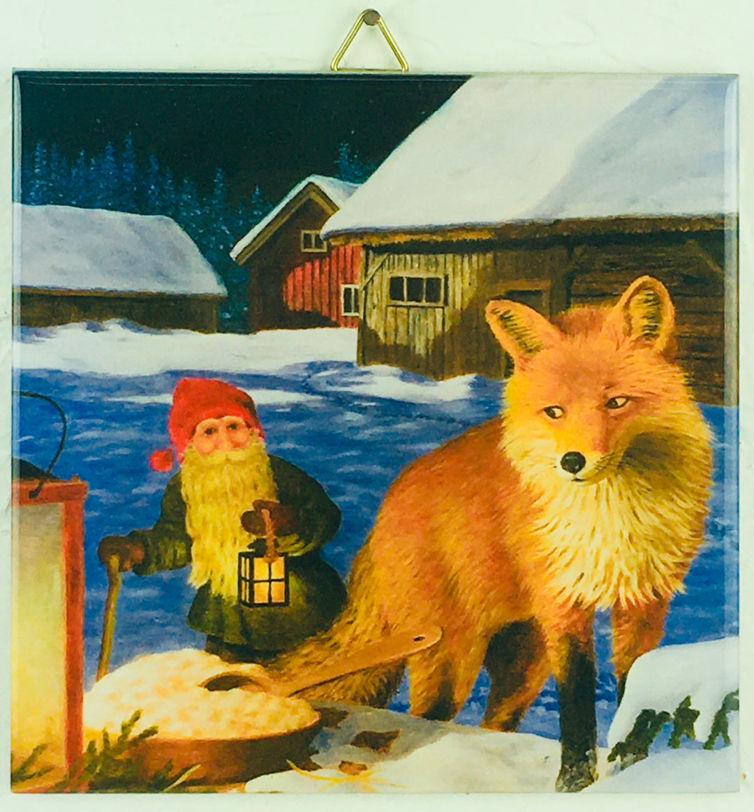 6" Ceramic Tile, Jan Bergerlind Tomte & Fox