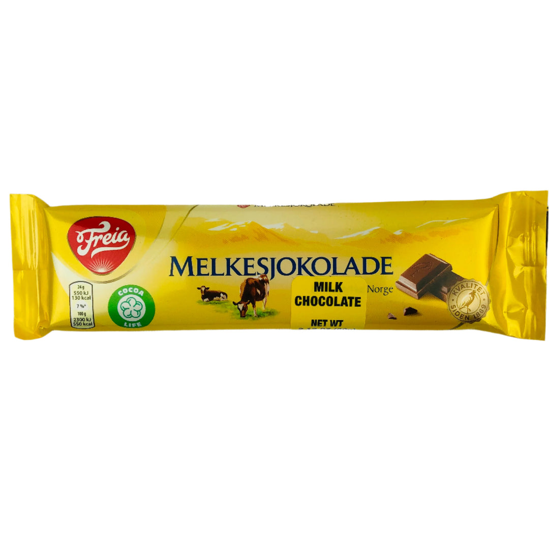 Freia Melkesjokolade milk chocolate bar