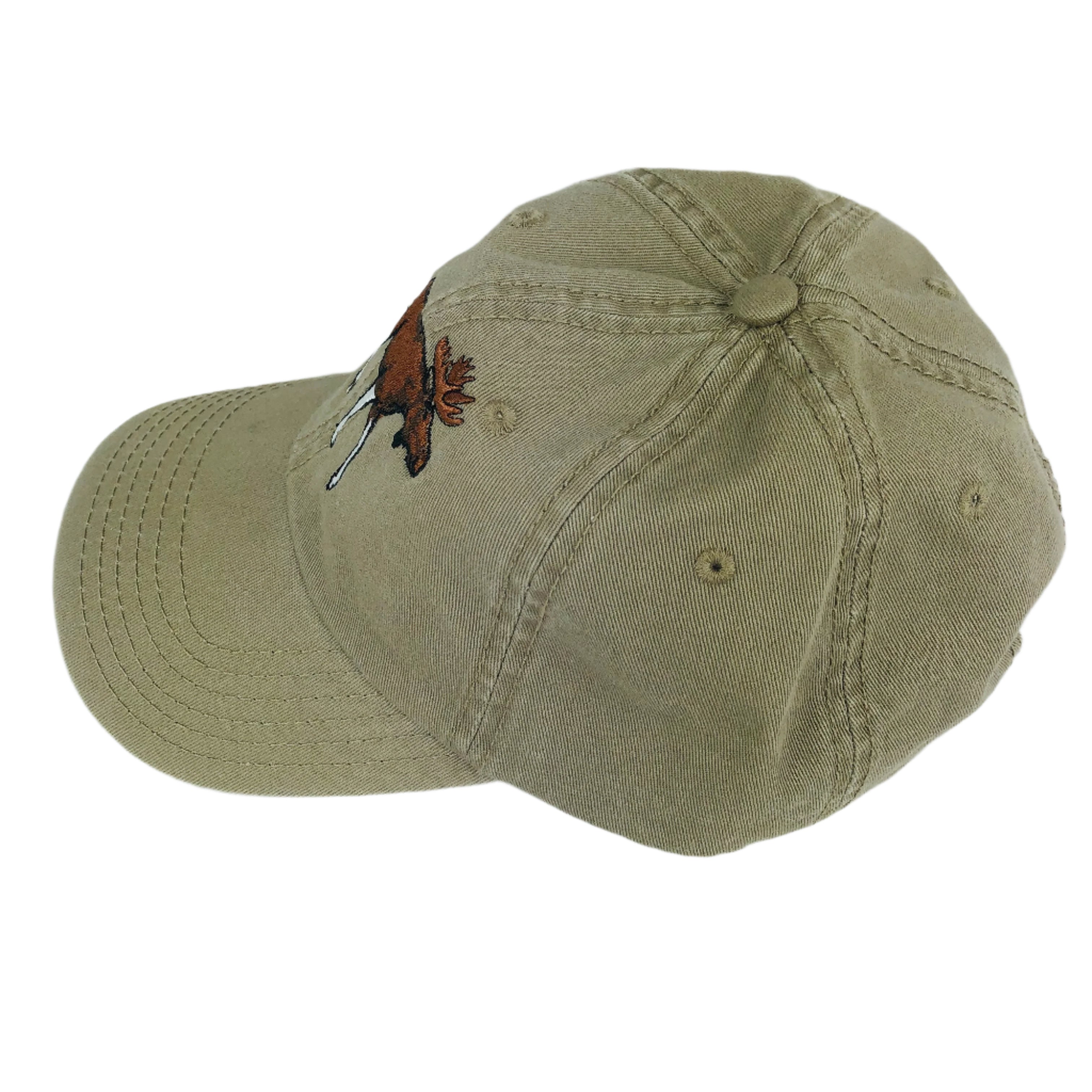 Moose khaki baseball cap – Gift Chalet