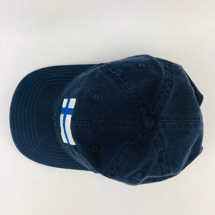 Finland flag navy baseball cap