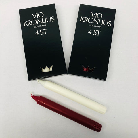 VIO Kronljus Candles - 4 pack
