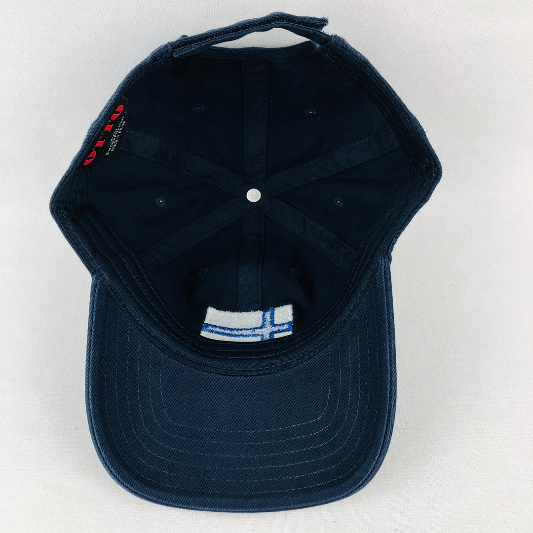 Finland flag navy baseball cap