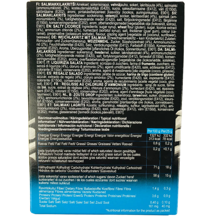 Halva Finnish soft salty licorice