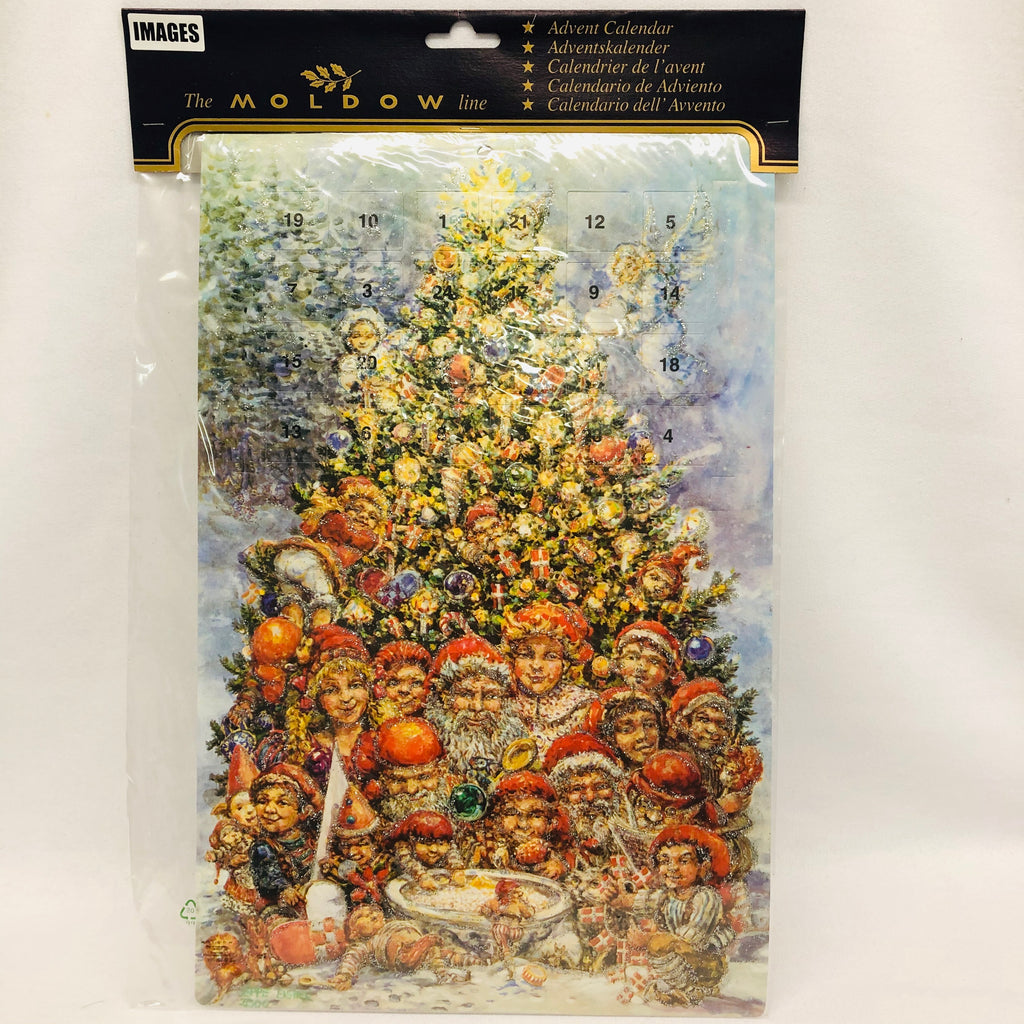 Danish Advent Calendar Elves Gift Chalet