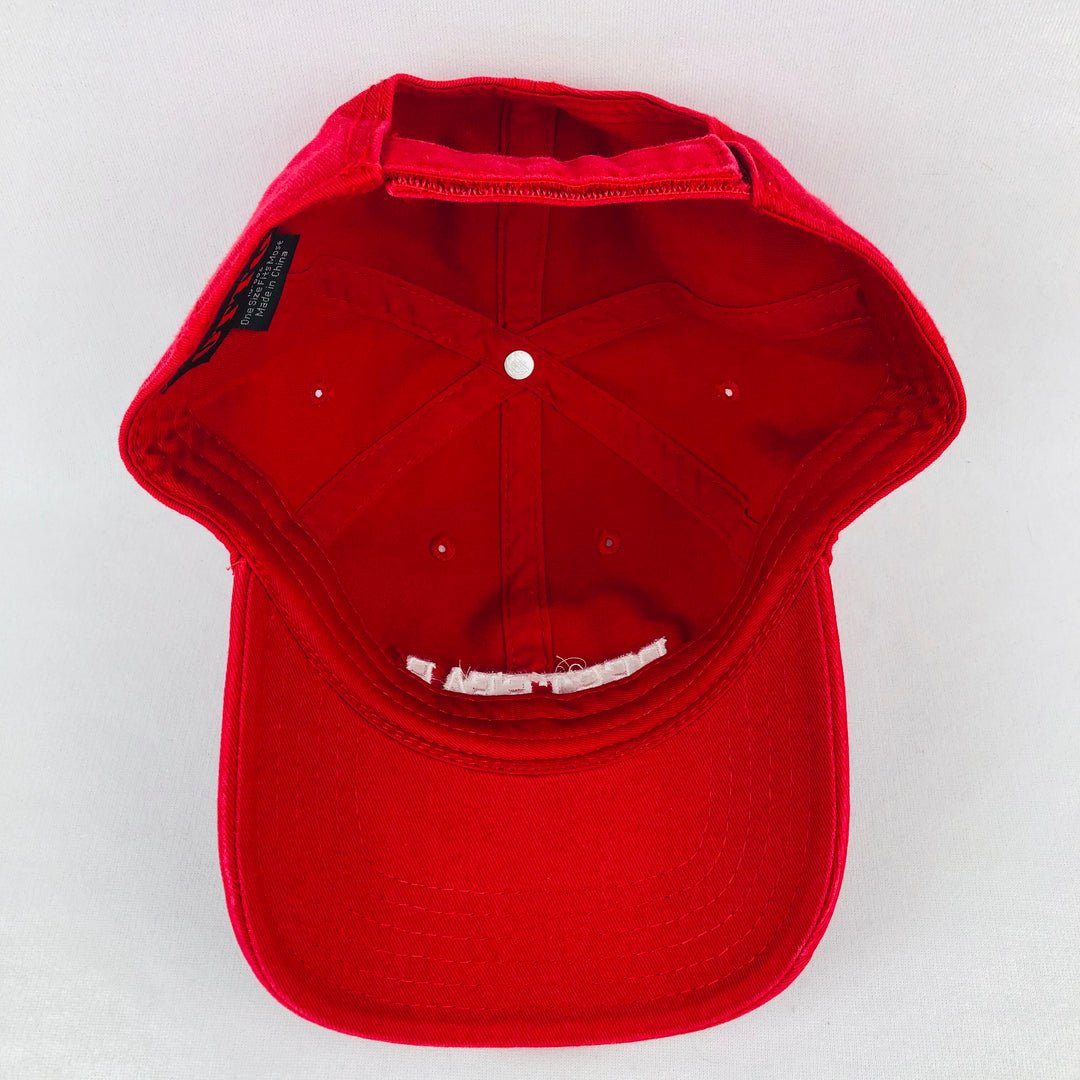 Bestefar red baseball cap