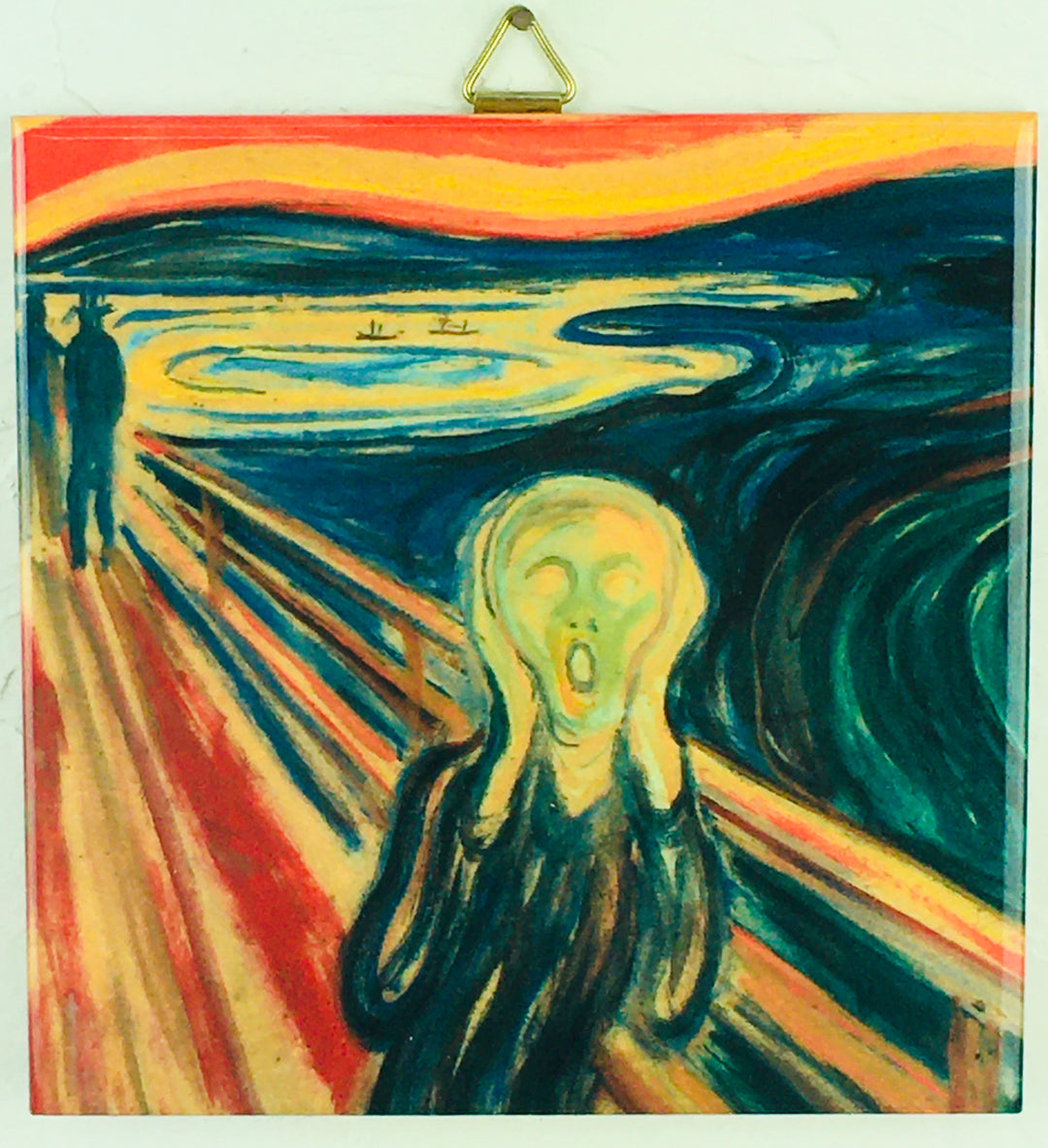 6" Ceramic tile, Scream