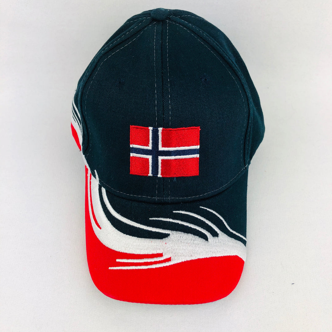 Norway flag “wave” baseball cap