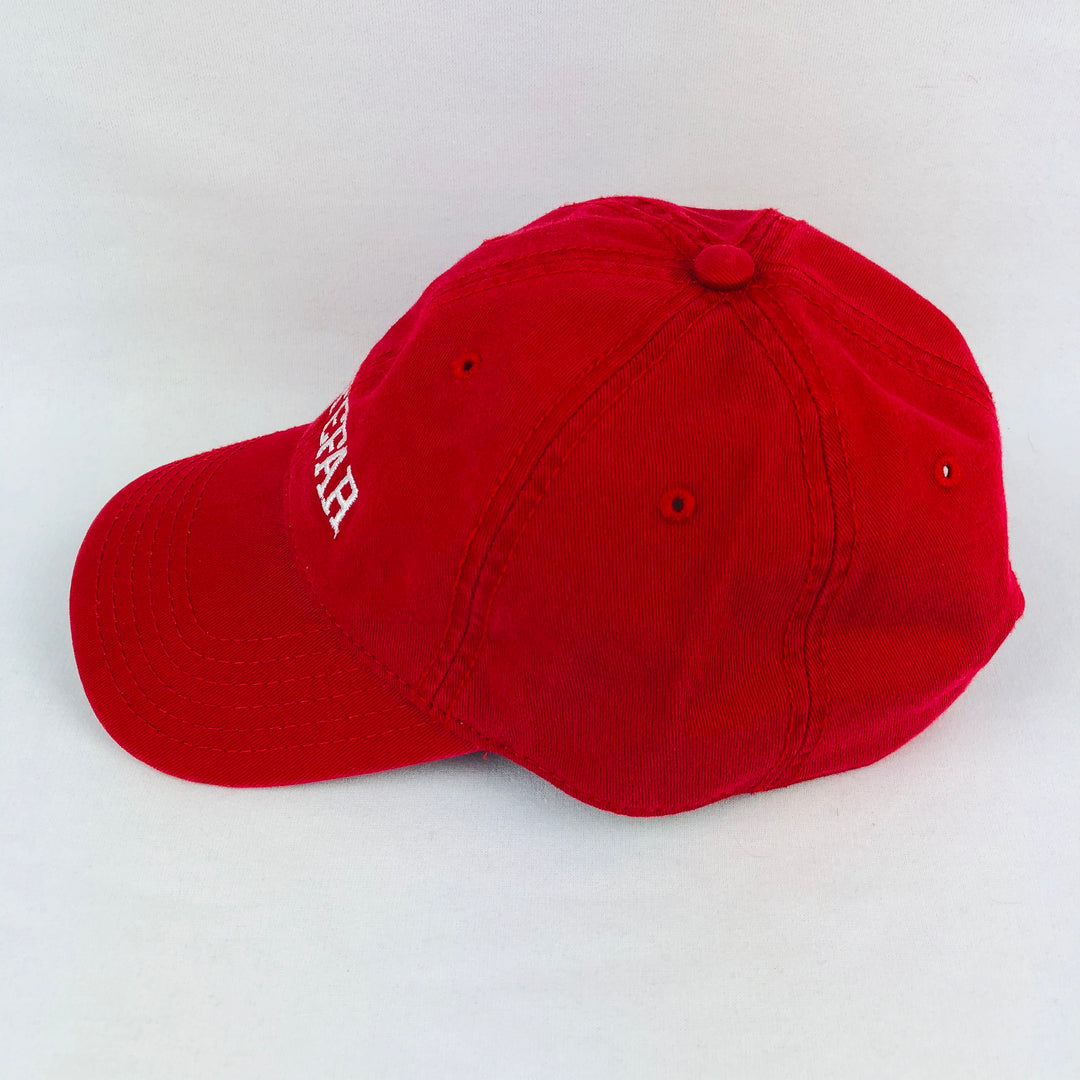 Bestefar red baseball cap