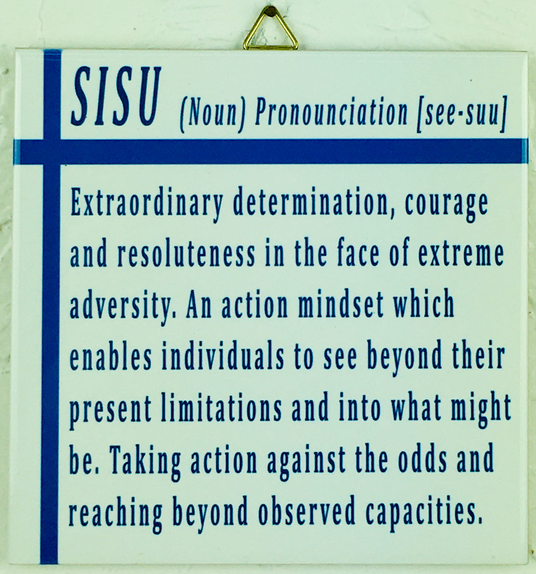 6" Ceramic Tile, Sisu Definition