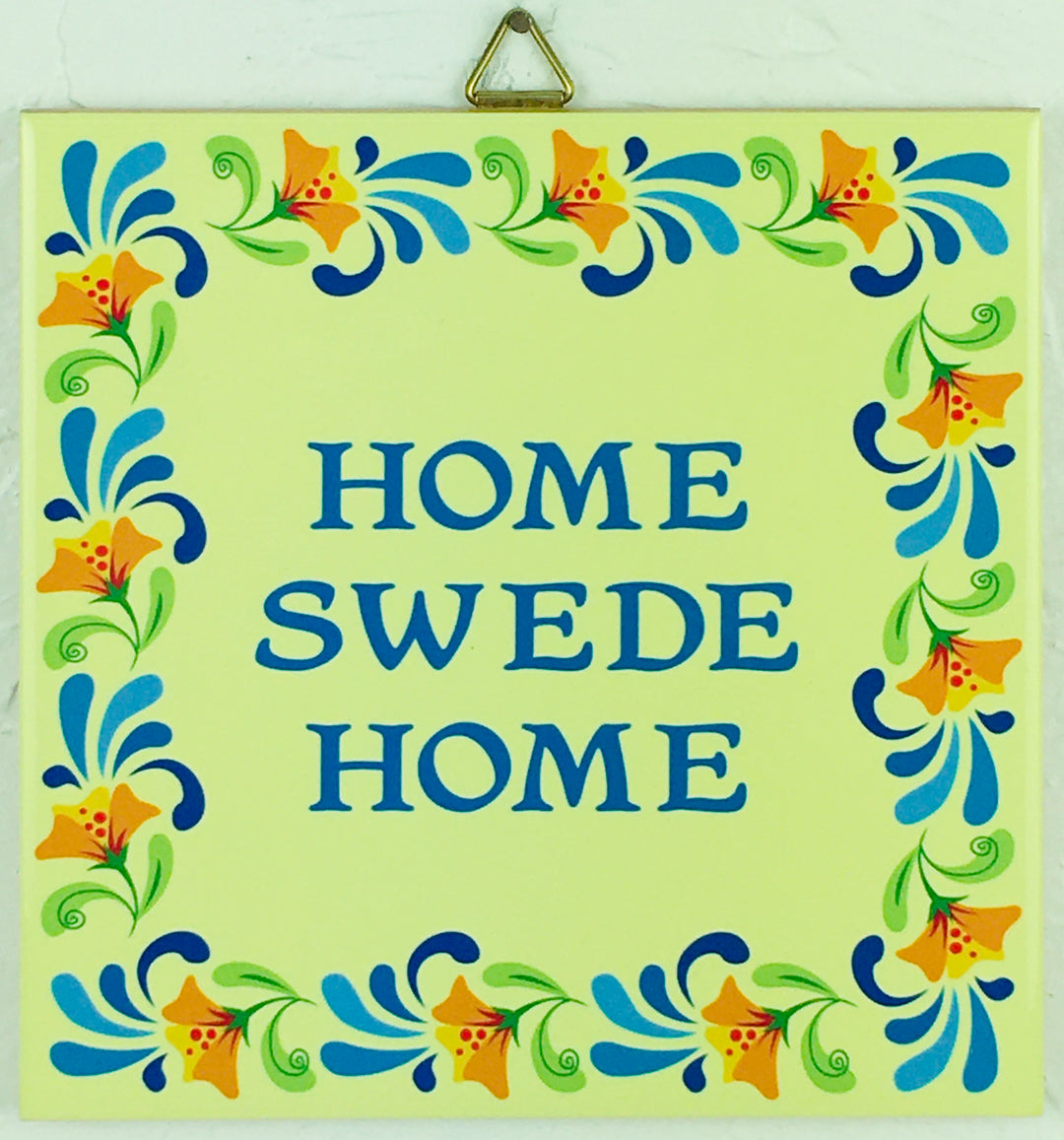 6" Ceramic Tile, Home Swede Home